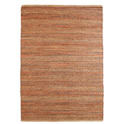 9’ x 12’ Burgundy and Tan Ombre Area Rug