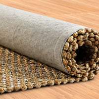 5’ x 8’ Natural Braided Jute Area Rug