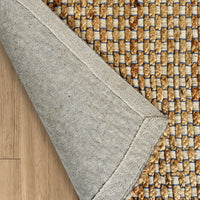 5’ x 8’ Natural Braided Jute Area Rug