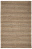 5’ x 8’ Tan and Gray Intricate Striped Area Rug