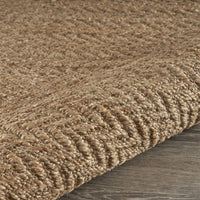 9’ x 12’ Natural Toned Chevron Pattern Area Rug