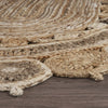 9’ Oval Shaped Natural Toned Area Rug