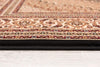 5’ x 8’ Black and Beige Medallion Area Rug