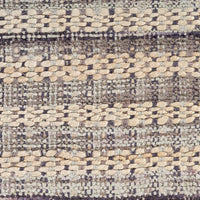 8’ x 10’ Brown and Gray Striped Area Rug