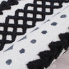 Boho-Chic Geometric Tufted Wool Area Rug