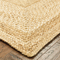 4’ x 6’ Classic Tan Bordered Area Rug