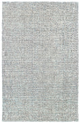 8’ x 10’ Navy and Ivory Grids Area Rug