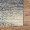 8’ x 10’ Navy and Ivory Grids Area Rug