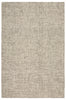 5’ x 8’ Tan and Ivory Grid Area Rug