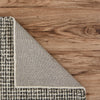 5’ x 8’ Gray Interwoven Maze Area Rug