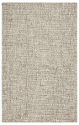 8’ x 10’ Taupe and Tan Minimal Area Rug