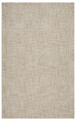 9’ x 12’ Taupe and Tan Minimal Area Rug