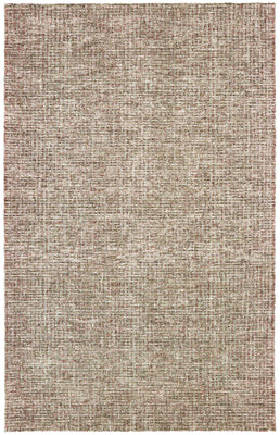 5’ x 8’ Brown Detailed Weave Area Rug