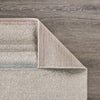 8’ x 9’ Beige Abstract Striped Area Rug