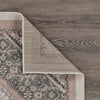 8’ x 10’ Gray and Blush Traditional Area Rug
