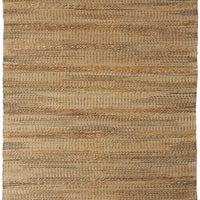 8’ x 10’ Tan and Gray Intricately Handwoven Area Rug