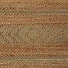 8’ x 10’ Seafoam and Tan Bohemian Striped Area Rug