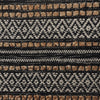 5’ x 8’ Black and Tan Decorative Striped Area Rug