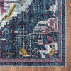 5’ x 8’ Navy and Ivory Global Inspired Area Rug