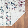 8’ x 10’ White Abstract Marble Area Rug