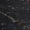 8’ x 10’ Distressed Black Abstract Area Rug
