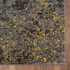 8’ x 10’ Gray and Yellow Abstract Sprinkle Area Rug