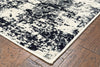 8’ x 10’ Modern Monochromatic Abstract Area Rug
