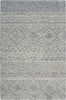 5’ x 7’ Light Gray Boho Chic Area Rug