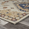 3’ x 5’ Gold and Blue Boho Chic Area Rug