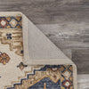 3’ x 5’ Gold and Blue Boho Chic Area Rug