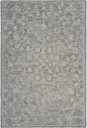 3’ x 5’ Gray Floral Finesse Area Rug