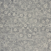 3’ x 5’ Gray Floral Finesse Area Rug