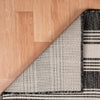 3’ x 5’ Gray Striped Indoor Outdoor Area Rug