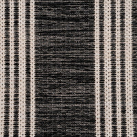 3’ x 5’ Gray Striped Indoor Outdoor Area Rug