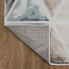 8’ x 10’ Ivory Watercolored Prism Area Rug