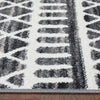 8’ x 10’ Black and White Geometric Area Rug