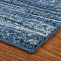 8’ x 10’ Blue Abstract Ocean Area Rug