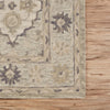 9’ x 12’ Pale Green and Cream Decorative Area Rug