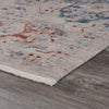 5’ x 8’ Beige Distressed Floral Area Rug