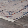 8’ x 10’ Brown and White Abstract Earth Area Rug