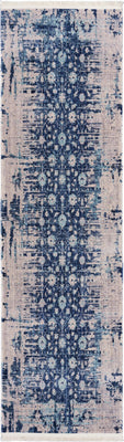 8’ x 10’ Rustic Brown Abstract Area Rug
