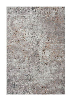 5’ x 8’ Light Gray Modern Abstract Area Rug