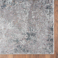 8’ x 10’ Light Gray Modern Abstract Area Rug