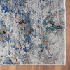 8’ x 10’ Blue and Gray Abstract Earth Area Rug
