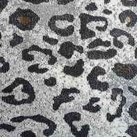 5’ x 8’ Black and Gray Animal Print Area Rug