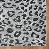 8’ x 10’ Black and Gray Animal Print Area Rug