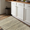 5’ x 7’ Gray and White Diamonds Area Rug