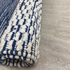 5’ x 7’ Blue and White Transition Area Rug