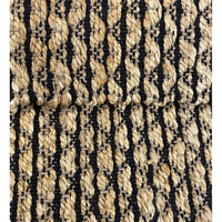 5’ x 7’ Tan and Black Ornate Geometric Area Rug