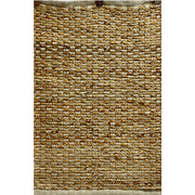 2’ x 3’ Tan and Sage Checkered Scatter Rug